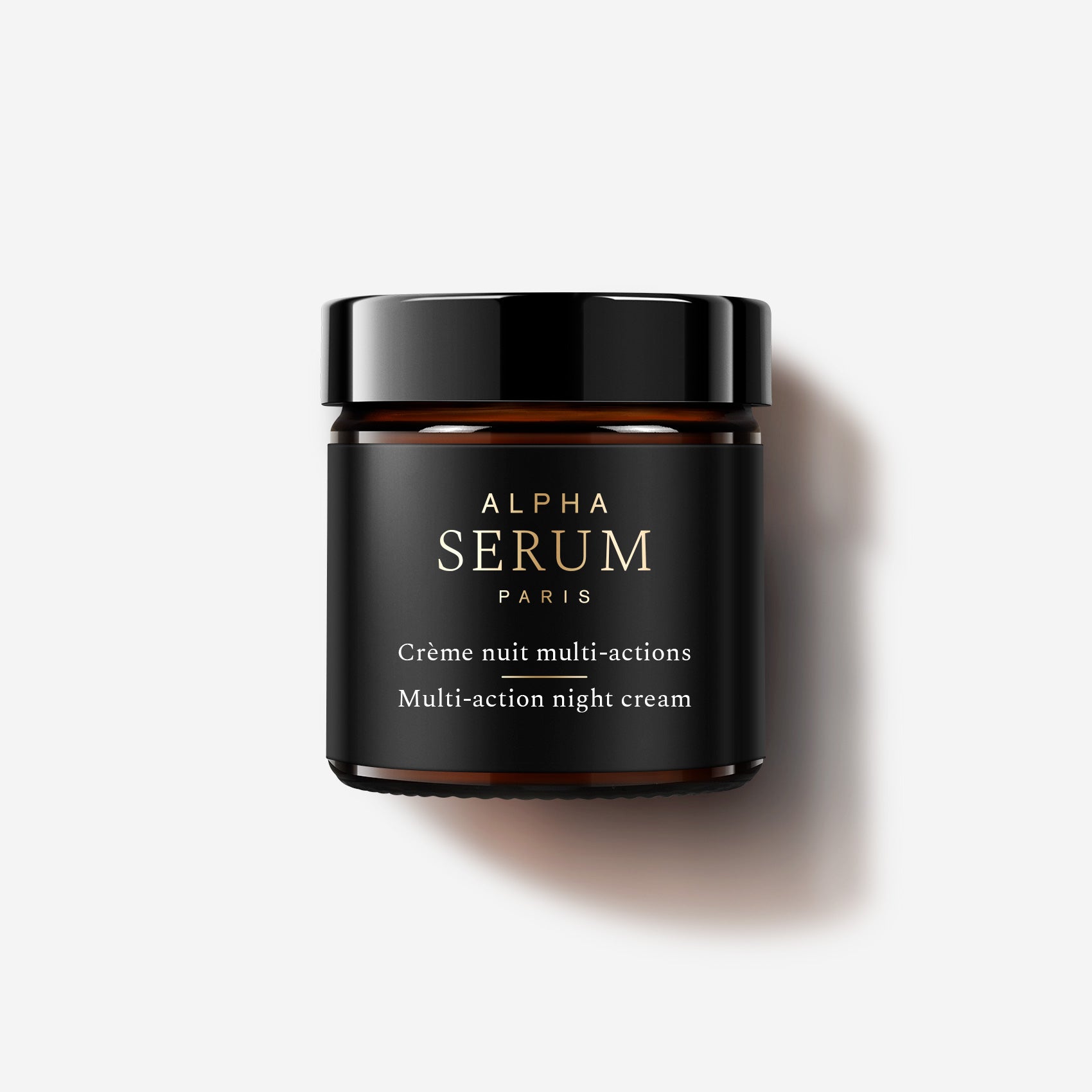 Alphasérum crème nuit multi-actions hydratante avec acide hyaluronique et collagène pot 60 ml